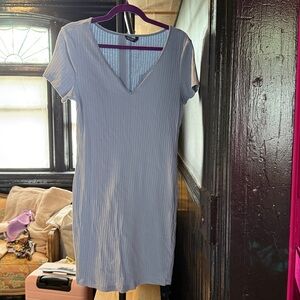 SHEIN Light Blue Mini Dress